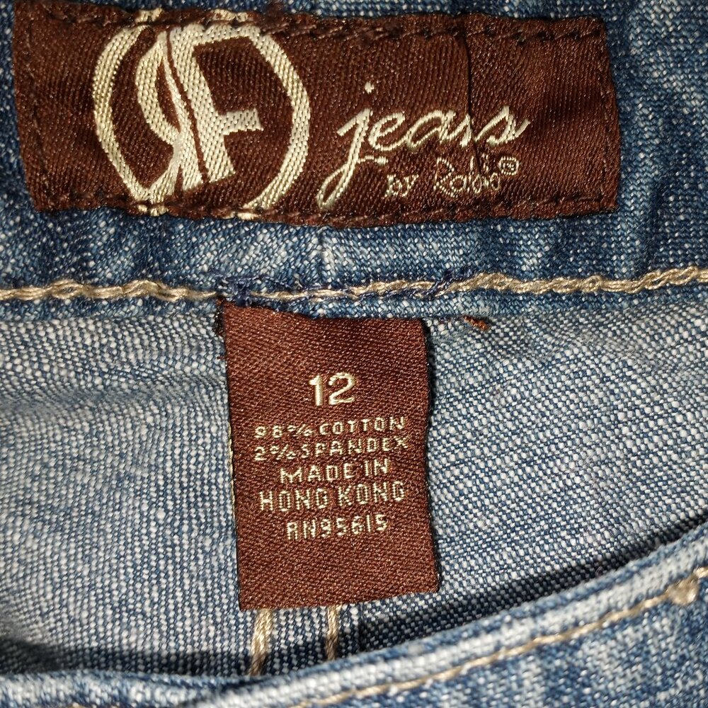 'Jeans by Rafaella' Embroidered Size 12 NWT - Picture 7 of 12